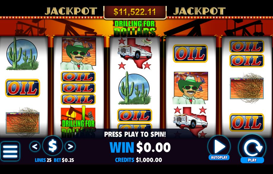 Drilling for Dollars: Actual Online Casino Slot Game Review